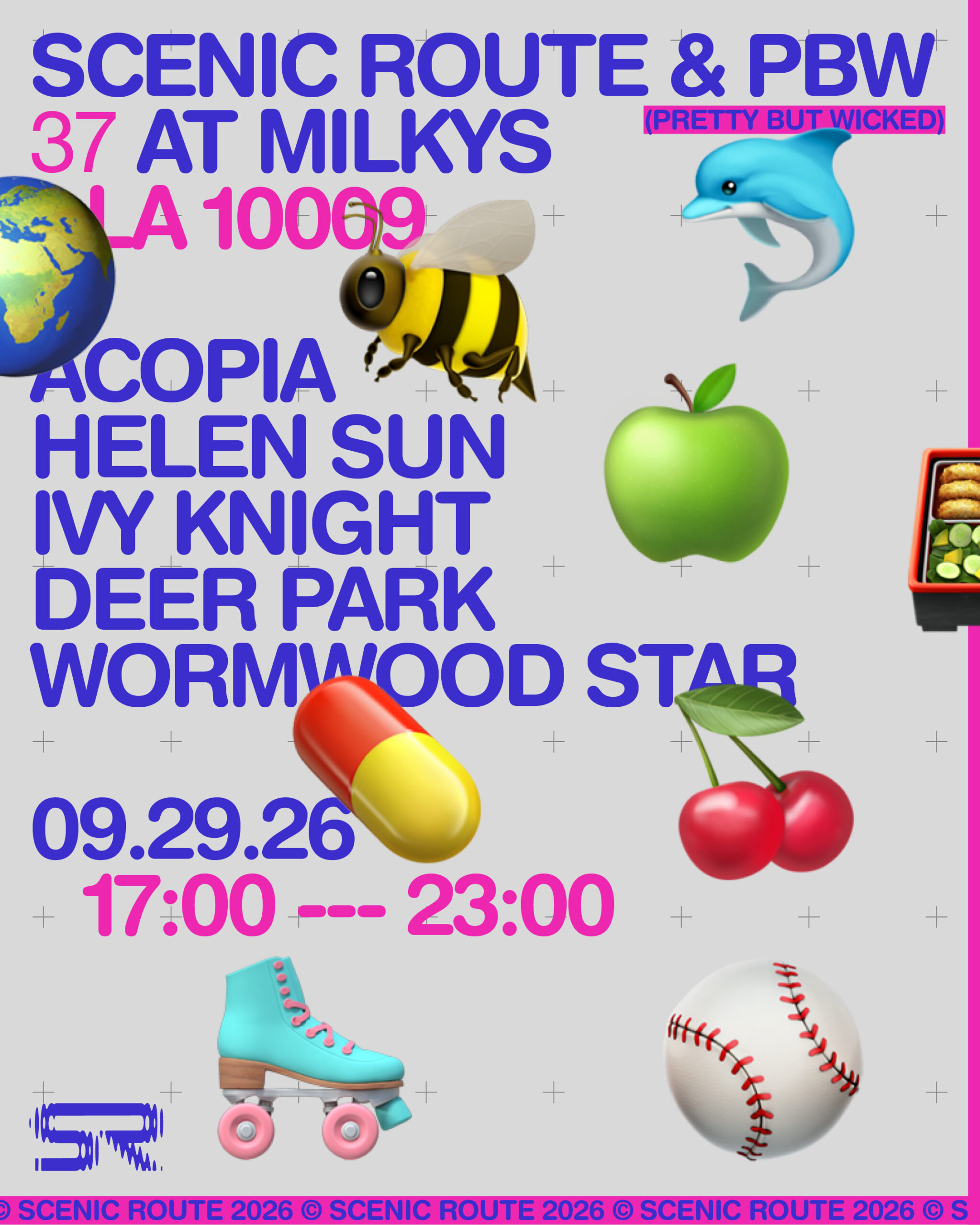 Scenic Route w/ Acopia, Helen Sun, Ivy Knight, Deer Park, Wormwood Star